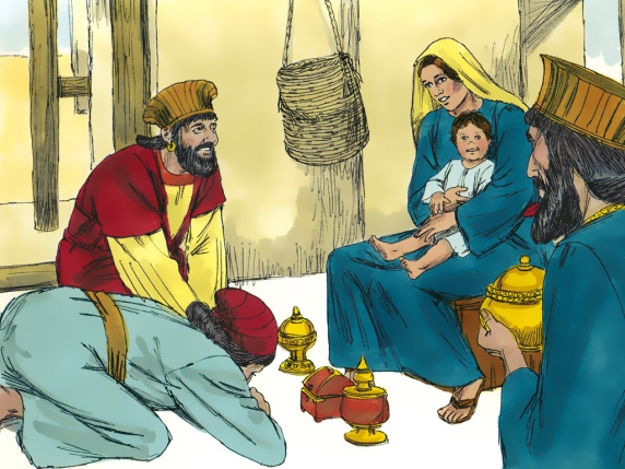 The Magi (Sages) Pay Homage to Jesus