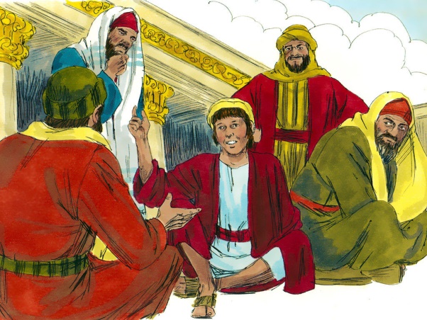 The Twelve-Year-Old Jesus Found in the Temple