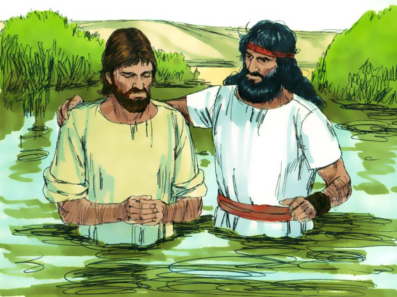 Jesus Is Baptised by John the Baptist