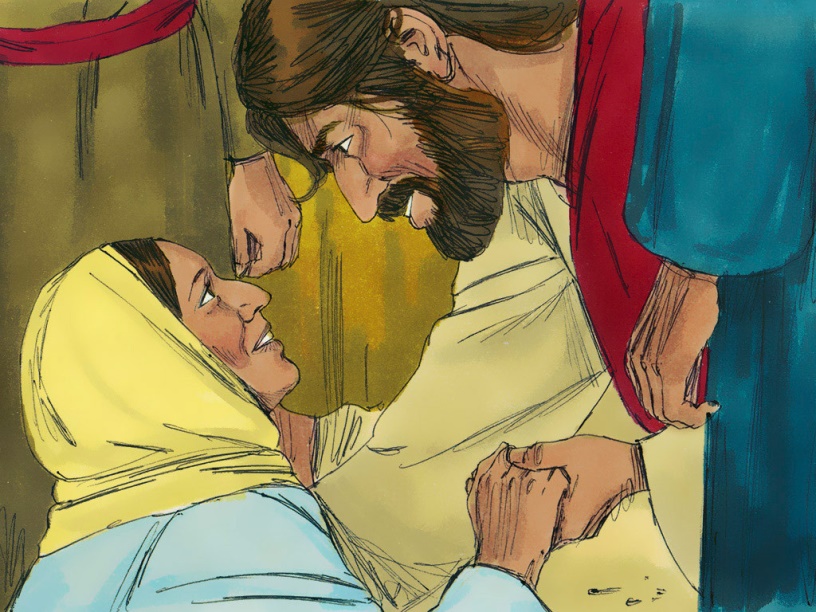 Jesus Heals a Crippled Woman on the Sabbath