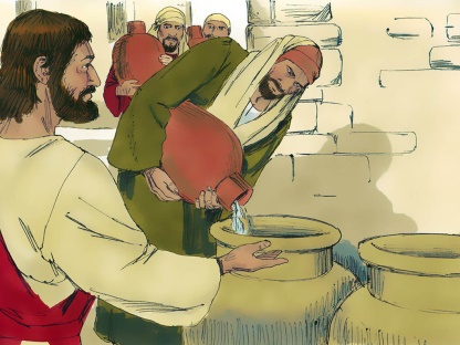 The First Miracle of Jesus, at the Wedding in Cana