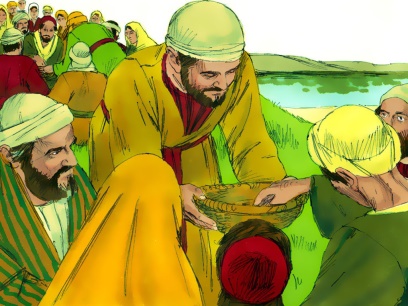 Jesus Feeds Five Thousand with Five Loaves and Two Fish