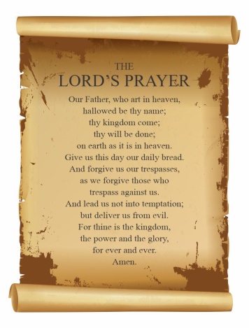 Jesus Teaches How to Pray — the Lord’s Prayer