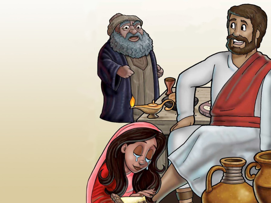 A Woman Anoints the Feet of Jesus
